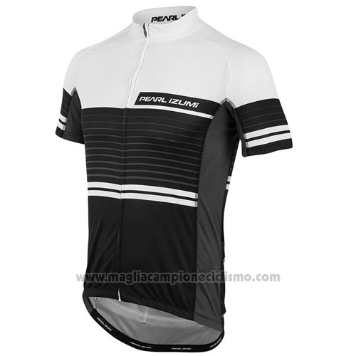 2016 Abbigliamento Ciclismo Pearl Izumi Nero e Bianco Manica Corta e Salopette